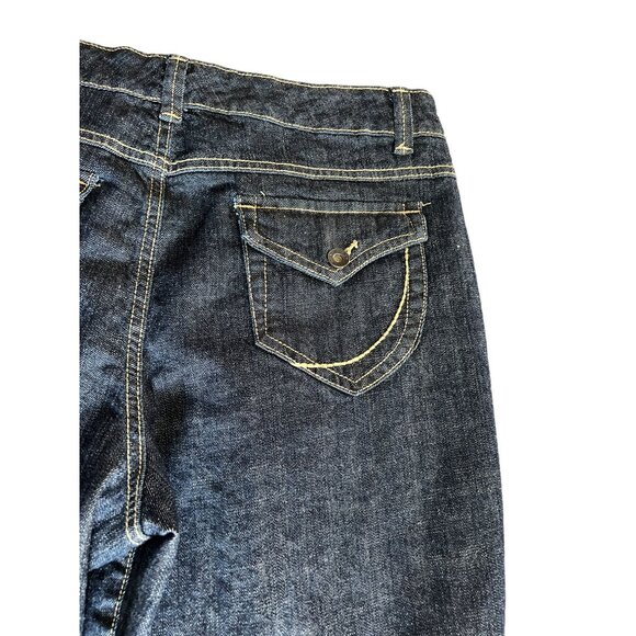 Nine West Womens Dark Wash Denim Jeans Size 16 Cotton & Spandex Blend - Picture 11 of 11